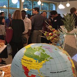 Etudiants internationaux lors du Welcome Evening