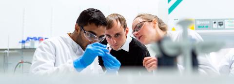 Scientifiques en laboratoire