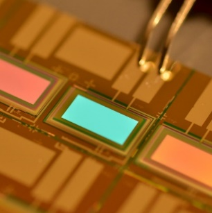 Exemple d'une OLED fabriquée par les chercheurs