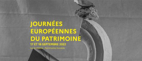 visuel national Journées du Patrimoine 2022