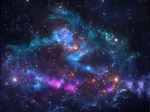 Illustration de l'Univers.