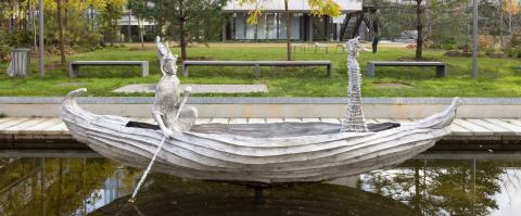 L'oeuvre d'art Dans le jardin de Jean-Marie Appriou.