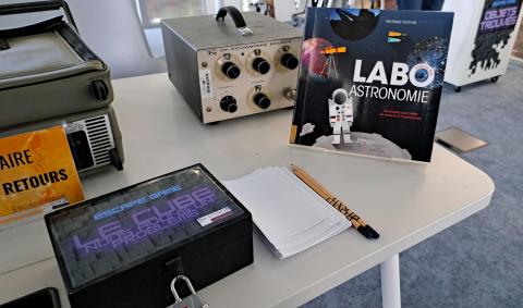 Installation de l'escape game Le Cube, nous avons un problème !